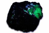 Fluorescent, Gemmy Adamite Crystals on Matrix - Mexico #356635-1